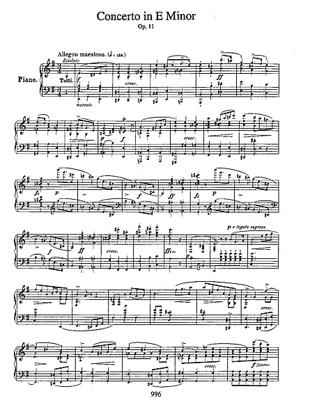 Miniatura de la partitura