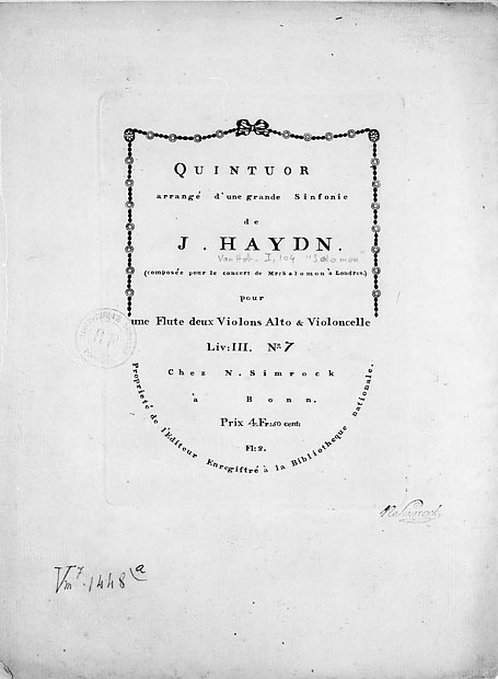 Miniatura de la partitura